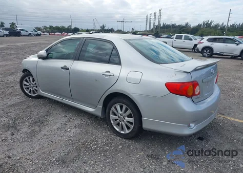 2009 Toyota Corolla S из США, поврежденный, VIN 2T1BU40EX9C134775